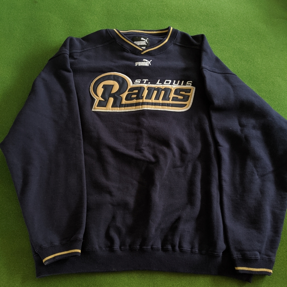 Puma NFL St Louis Rams Crewneck Sweatshirt Navy XL